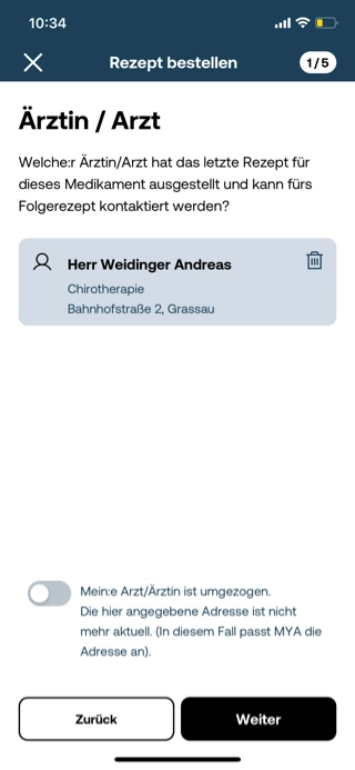 MYA App Screenshot 2